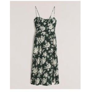 Abercrombie & Fitch High slit Midi Floral Dress